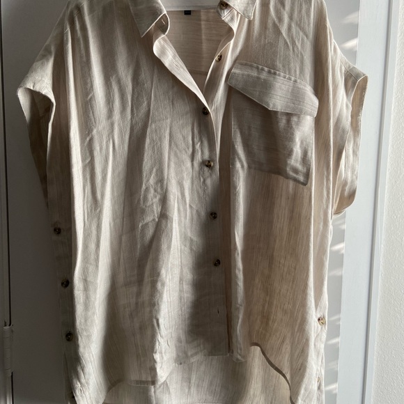 Cabi Boxy Shirt Spring 2021 New Arrivals #5951 Size M - Picture 8 of 9
